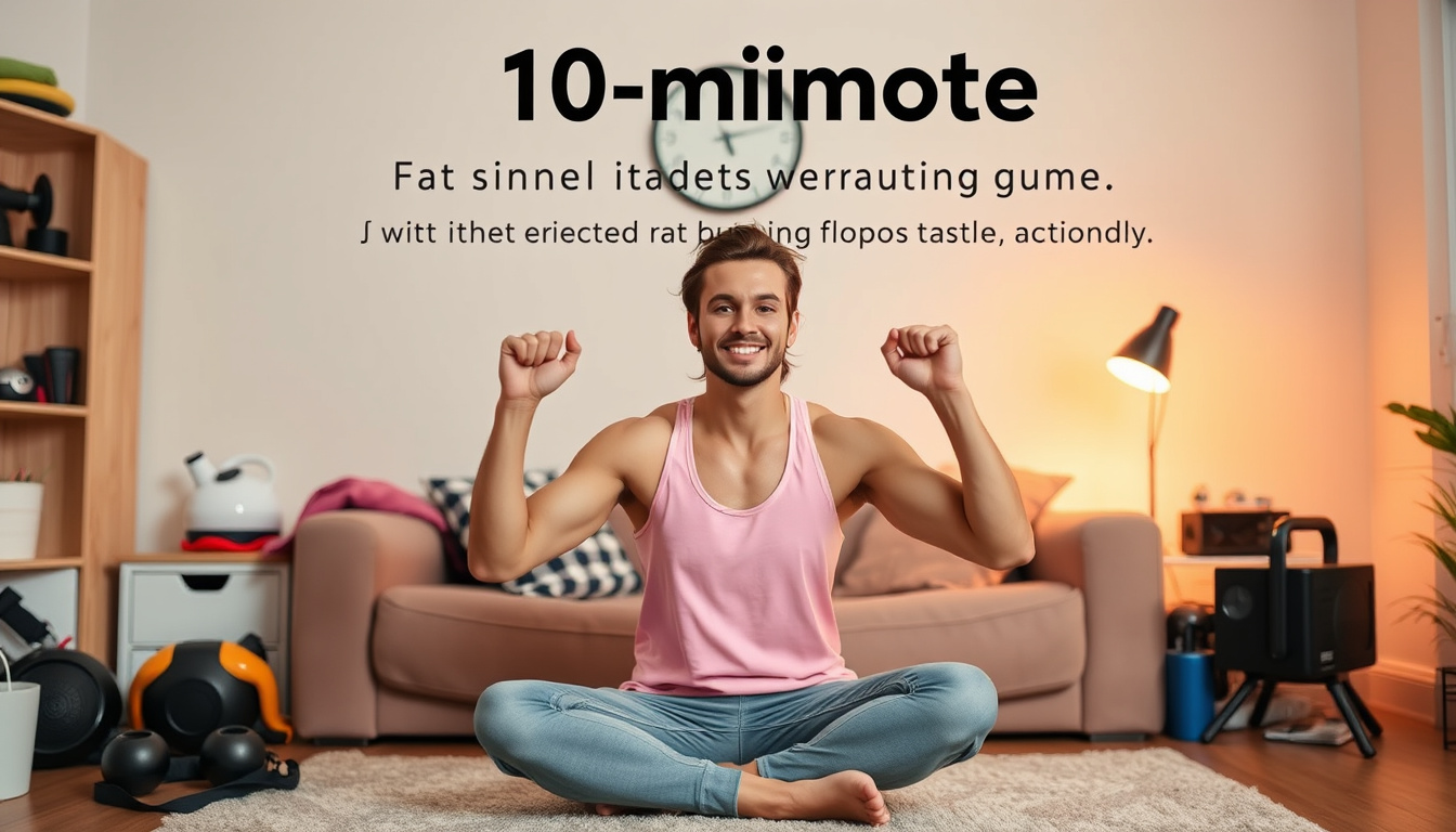 Lazy Fitness Guide: 10-Minute Workouts for Maximum Fat Burn‘