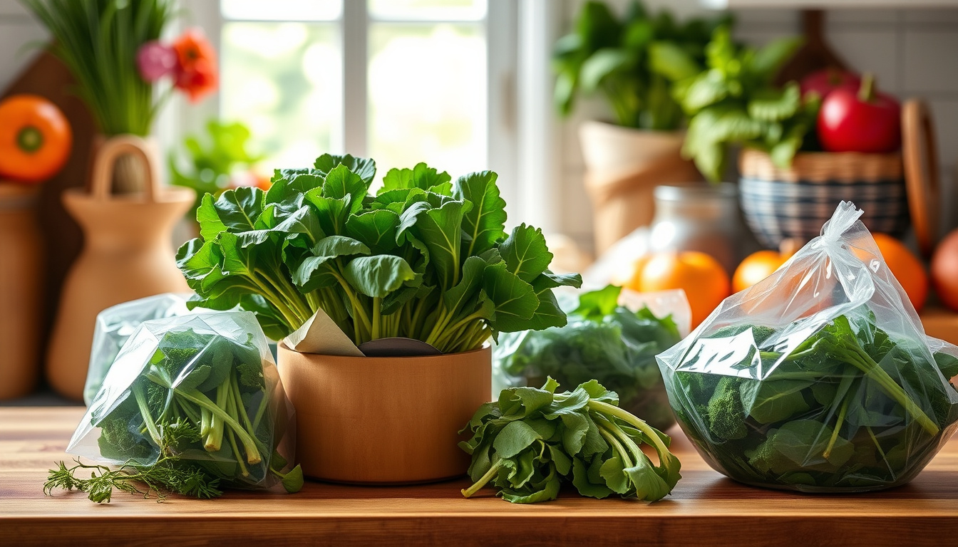Master the Art of Freezing Greens: A Step-by-Step Guide to Packing Freshness in Small Bags