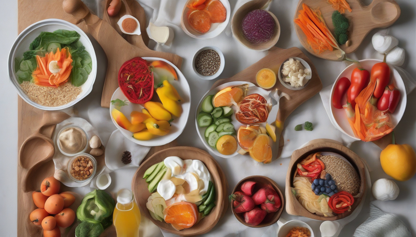 Transform Your Wellbeing: The Ultimate <b>Gut Health Diet Meal Plan</b> for Vibrant Living’ style=’display: block; margin: auto; max-width: 100%; height: auto;’></p>
<h2>Key Takeaways</h2>
<ul>
<li>Gut health is crucial for overall wellbeing and vitality.</li>
<li>A structured <b>gut health diet meal plan</b> can enhance digestive functions.</li>
<li>Incorporating foods rich in fiber, probiotics, and prebiotics is essential for gut health.</li>
<li>Consistency is key; practical tips can help you stick to your gut health meal plan.</li>
<li>Adopting healthy lifestyle changes can further improve your gut health and quality of life.</li>
</ul>
<h3>Understanding Gut Health: The Foundation of Wellbeing</h3>
<p>Gut health is increasingly recognized as a cornerstone of overall wellbeing, influencing everything from digestion to mental health.</p>
<p>A well-balanced <b>gut health diet meal plan</b> is essential for maintaining this delicate balance of beneficial bacteria in your microbiome.</p>
<p>Such a meal plan typically emphasizes whole, nutrient-dense foods rich in fiber, which are vital for fueling the good bacteria that reside in your gut.</p>
<p>Incorporating a variety of fruits, vegetables, legumes, and whole grains, while also including fermented foods like yogurt, kefir, and sauerkraut, can help promote a healthy gut flora.</p>
<p>Avoiding processed foods high in sugars and unhealthy fats is also key, as they can disrupt gut health.</p>
<p>By consciously crafting a <b>gut health diet meal plan</b> that prioritizes these food groups, you can enhance your digestive function, improve your immunity, and boost your overall wellbeing.</p>
<h3>The Importance of a <b>Gut Health Diet Meal Plan</b></h3>
<p>A <b>gut health diet meal plan</b> is essential for anyone looking to optimize their digestive health and overall well-being.</p>
<p>This type of meal plan focuses on incorporating nutrient-dense foods that promote the growth of beneficial gut bacteria, which play a crucial role in digestion, immunity, and even mood regulation.</p>
<p>By emphasizing whole grains, fresh fruits, vegetables, lean proteins, and healthy fats, a <b>gut health diet meal plan</b> not only helps in maintaining a balanced microbiome but also supports other bodily functions.</p>
<p>Including fermented foods like yogurt, sauerkraut, and kefir can further enhance gut health by introducing probiotics into your diet.</p>
<p>Additionally, staying hydrated and limiting processed foods and sugars can significantly improve your gut function.</p>
<p>This comprehensive approach not only aids in digestion but can also reduce bloating and discomfort, making it a vital component for those who wish to enhance their overall health.</p>
<blockquote><p>‘Your diet is a bank account. Good food choices are good investments.’ – Bethenny Frankel</p></blockquote>
<p><a href=