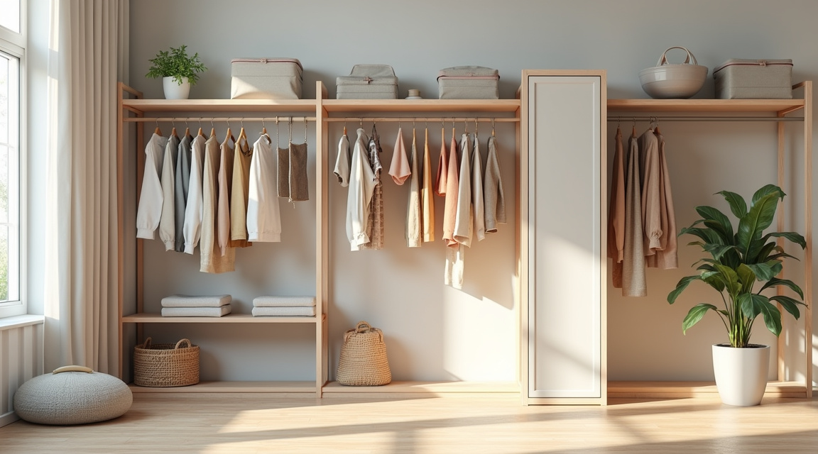 5 truques para organizar seu guarda-roupa e aproveitar cada espaço - ilustração detalhada sobre 5 truques para organizar seu guarda-roupa e aproveitar cada espaço