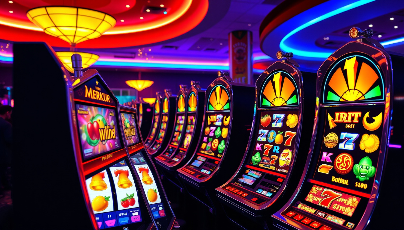 Die beliebtesten Automatenspiele von Merkur