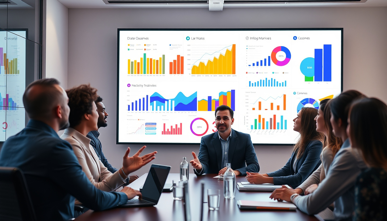 Transform Your <b>Data Reporting Presentations</b> with Engaging Visuals and Insights’ style=’display: block; margin: auto; max-width: 100%; height: auto;’></p>
<h2>Key Takeaways</h2>
<ul>
<li>Engaging visuals are crucial for effectively communicating data insights in presentations.</li>
<li>Utilizing best practices in design can significantly enhance the impact of data visuals.</li>
<li>Incorporating key insights into presentations provides deeper context and understanding for your audience.</li>
<li>Choosing the right tools can streamline the process of creating compelling data visuals and presentations.</li>
<li>Continuous learning and resource exploration can elevate your skills in data reporting presentation design.</li>
</ul>
<h3>Understanding the Importance of Engaging Visuals in Data Reporting</h3>
<p>In today’s fast-paced digital landscape, effective <b>data reporting presentations</b> play a crucial role in conveying complex information in a clear and engaging manner. Understanding the importance of visuals in these presentations can significantly enhance audience comprehension and retention. Visual elements, such as charts, graphs, and infographics, not only break down intricate data but also highlight key trends and insights that might otherwise go unnoticed in a sea of numbers. By incorporating engaging visuals into <b>data reporting presentations</b>, you not only make your content more appealing but also facilitate a quicker understanding of the information you are presenting. This approach enables stakeholders to make informed decisions based on clear, visual representations of data rather than overwhelming text-heavy reports. Ultimately, the strategic use of visuals fosters better communication, collaboration, and action based on presented data.</p>
<h3>Best Practices for Creating Impactful Data Visuals</h3>
<p>Creating impactful data visuals is an essential aspect of effective <b>data reporting presentations</b>. To begin, it’s crucial to understand your audience and tailor your visuals to their knowledge level and interests. Start with a clear narrative: even the most complex data sets can be communicated effectively through a story that guides your viewers through the information. Utilize various visual elements, such as charts, graphs, and infographics, to illustrate key points while minimizing text; this helps to keep the audience engaged. Color combinations should be chosen wisely, using contrasting colors for clarity and ensuring accessibility for color-blind individuals. Additionally, be mindful of the scale and size of your visuals—zooming in on significant data can draw attention to critical insights without overwhelming the audience with unnecessary details. Finally, always incorporate your source data; credibility is key in <b>data reporting presentations</b>, and showing where your information comes from reassures your audience about its reliability. By adhering to these best practices, you can transform your data into compelling visuals that resonate with your audience, ultimately enhancing comprehension and engagement.</p>
<blockquote><p>‘Data is the new oil. It’s valuable, but if unrefined, it cannot really be used. Data needs to be broken down, processed, and analyzed for it to have value.’ – Clive Humby</p></blockquote>
<p><a href=