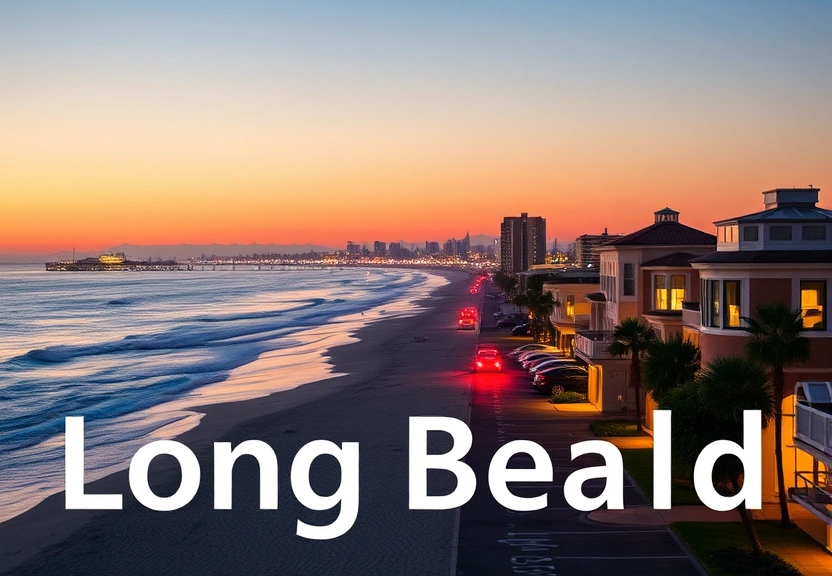 Representação visual de Discover Long Beach Living: Oceanfront Homes, Vibrant Nightlife, and Walkable Convenience