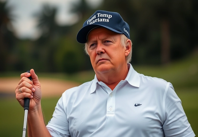 Representação visual de Trump Uneks Golf com Comissário da SEC e AD da Notre Dame em Busca de Ajuda Federal para o Esporte Universitário
